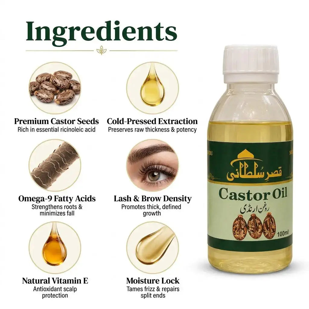 Qasr-e-Sultani Castor Oil